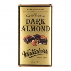 Whittaker’s 惠特克 扁桃仁黑巧克力 250克(62%可可) Whittaker’s 惠特克 扁桃仁黑巧克力 250克(62%可可)